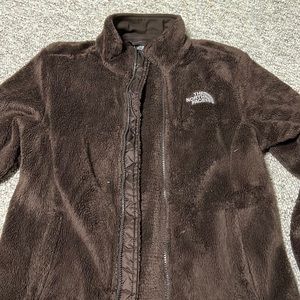 Brown north face jacket